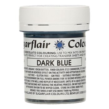 SF Farba na čokoládu Dark Blue 35g