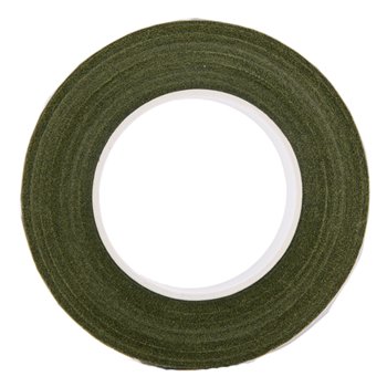 Floristická páska- machová zelená 13 mm