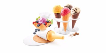 Tescoma- Súprava na zmrzlinové kornútiky a košíčky DELLA CASA