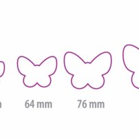 Tescoma - Obojstranné vykrajovače motýliky DELÍCIA, 4 veľkosti