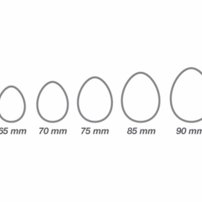 Tescoma- Obojstranné vykrajovače vajíčka DELÍCIA, 8 veľkostí