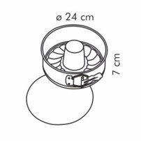 Tescoma- Forma na tortu a bábovku rozkladacia DELÍCIA ø 24 cm